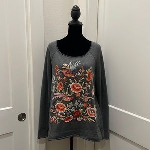 Johnny Was French Terry Sweatshirt